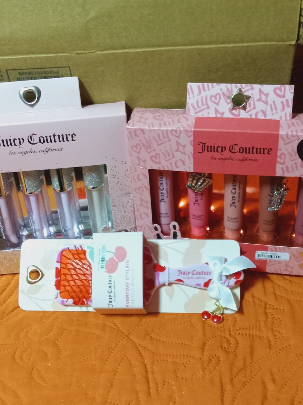 Juicy Couture Lip Gloss & Lip Butter And Brush Gift Sets - Pink